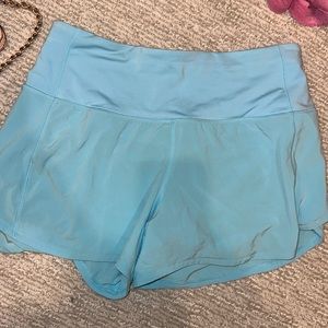 LULU brand new blue running shorts - size 6